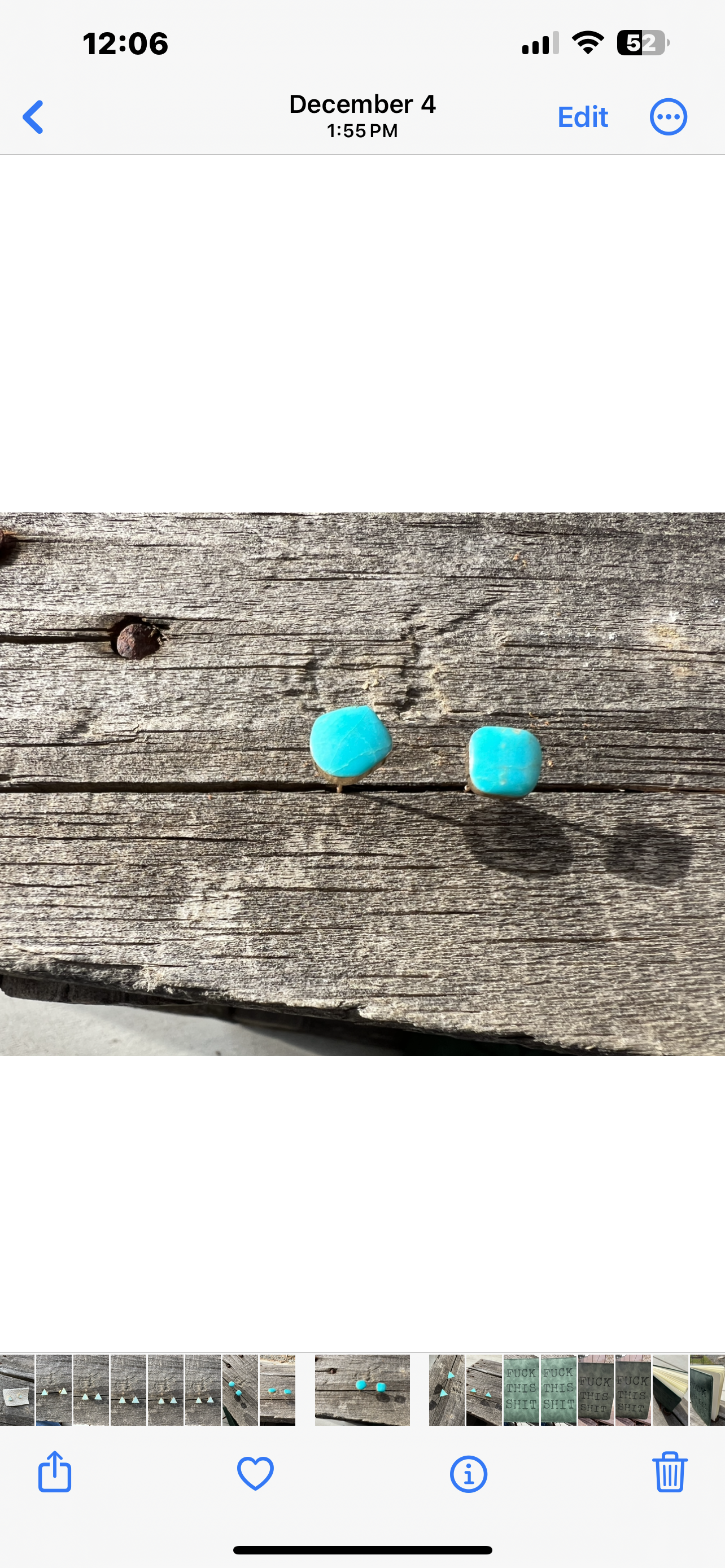 Turquoise Genuine Gemstone 14k Gold Plate Earrings