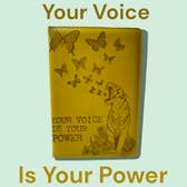 Journal Your Voice is Your Power Vegan Journal